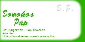 domokos pap business card